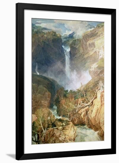 The Great Falls of the Reichenbach, 1804-J. M. W. Turner-Framed Giclee Print