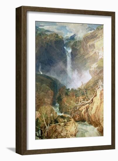 The Great Falls of the Reichenbach, 1804-J. M. W. Turner-Framed Giclee Print