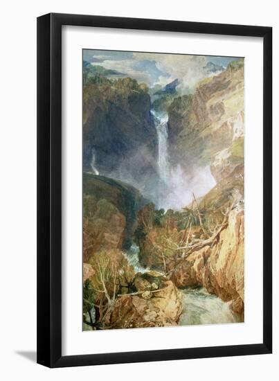 The Great Falls of the Reichenbach, 1804-J. M. W. Turner-Framed Giclee Print