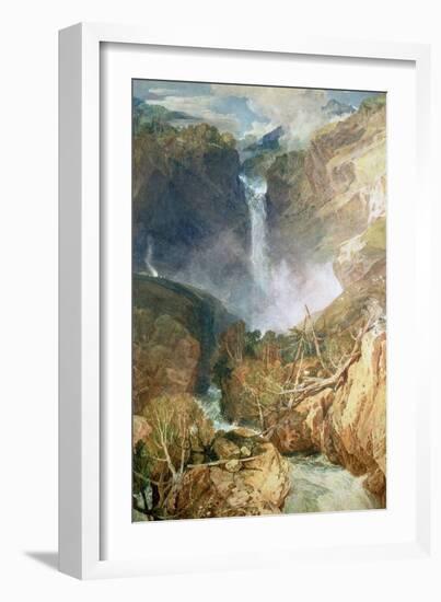 The Great Falls of the Reichenbach, 1804-J. M. W. Turner-Framed Giclee Print