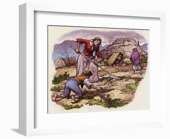 The Great Famine of Ireland in 1849-Pat Nicolle-Framed Giclee Print