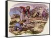 The Great Famine of Ireland in 1849-Pat Nicolle-Framed Stretched Canvas