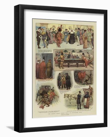 The Great Fancy Dress Ball at Tavistock Hill-William Ralston-Framed Giclee Print