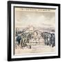 The Great Fight Between Tom Hyer and Yankee Sullivan, 1849-James S. Baillie-Framed Giclee Print