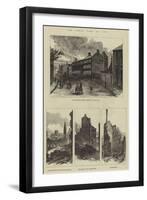 The Great Fire at Ayr-null-Framed Giclee Print