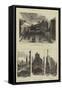 The Great Fire at Ayr-null-Framed Stretched Canvas