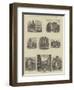 The Great Fire at Boston, USA, Views and Public Buildings in the City-null-Framed Giclee Print