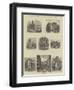 The Great Fire at Boston, USA, Views and Public Buildings in the City-null-Framed Giclee Print