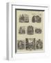 The Great Fire at Boston, USA, Views and Public Buildings in the City-null-Framed Giclee Print