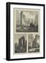 The Great Fire at Boston-null-Framed Giclee Print