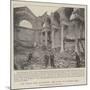 The Great Fire at Bristol, the Ruins of Colston Hall-null-Mounted Giclee Print