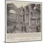 The Great Fire at Bristol, the Ruins of Colston Hall-null-Mounted Giclee Print