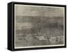 The Great Fire at Chicago, Bird's-Eye View of the City-null-Framed Stretched Canvas