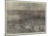 The Great Fire at Chicago, Bird's-Eye View of the City-null-Mounted Giclee Print