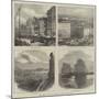 The Great Fire at Chicago, Views in the City-null-Mounted Giclee Print