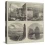 The Great Fire at Chicago, Views in the City-null-Stretched Canvas