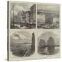 The Great Fire at Chicago, Views in the City-null-Stretched Canvas