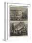 The Great Fire at Chicago-null-Framed Giclee Print