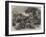 The Great Fire at Enschede, Holland, Distribution of Blankets to the Houseless-null-Framed Giclee Print