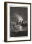 The Great Fire at Hanbury's Wharf, Blackfriars, on 24 August-null-Framed Giclee Print