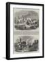 The Great Fire at Limoges-null-Framed Giclee Print