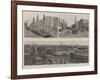The Great Fire at Milwaukee, General Views of the City-null-Framed Giclee Print