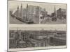 The Great Fire at Milwaukee, General Views of the City-null-Mounted Giclee Print