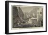 The Great Fire at Pantechnicon, View of the Ruins-null-Framed Giclee Print