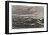 The Great Fire at Quebec, View from the Marine Hospital-null-Framed Giclee Print