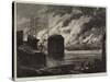 The Great Fire at Quebec-null-Stretched Canvas