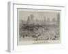 The Great Fire at Shanghai-null-Framed Giclee Print