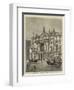 The Great Fire at Vienna, the Facade of the Ring Theatre-null-Framed Giclee Print