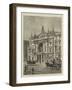 The Great Fire at Vienna, the Facade of the Ring Theatre-null-Framed Giclee Print