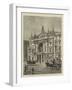 The Great Fire at Vienna, the Facade of the Ring Theatre-null-Framed Giclee Print