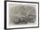 The Great Fire at Yokohama, Japan, Viewed from the Bluff-null-Framed Giclee Print