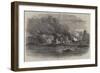 The Great Fire in Southwark, Scene at Cotton's Wharf at Midday on Monday Last-null-Framed Giclee Print