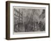 The Great Fire in the City, 21 April-G.S. Amato-Framed Premium Giclee Print