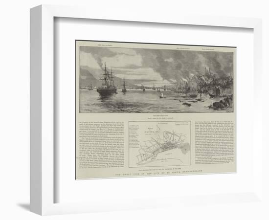 The Great Fire in the City of St John'S, Newfoundland-Warry-Framed Giclee Print