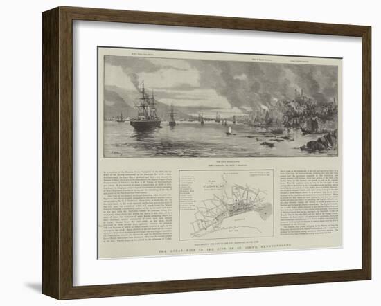 The Great Fire in the City of St John'S, Newfoundland-Warry-Framed Giclee Print