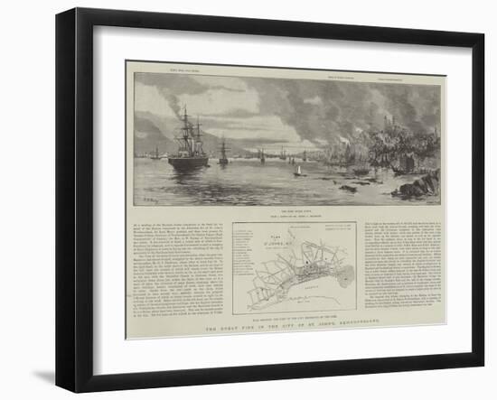 The Great Fire in the City of St John'S, Newfoundland-Warry-Framed Giclee Print