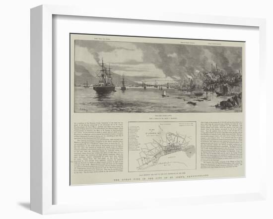 The Great Fire in the City of St John'S, Newfoundland-Warry-Framed Giclee Print