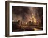 The Great Fire in the Old Town Hall, Amsterdam 1652-Jan Beerstraten-Framed Giclee Print