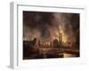The Great Fire in the Old Town Hall, Amsterdam 1652-Jan Beerstraten-Framed Giclee Print