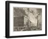 The Great Fire of Chicago 1871 - the Scene in Dearborn Street, Near the Fremont House Hotel-null-Framed Art Print