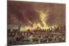 The Great Fire of London, 1666-Lieve Verschuier-Mounted Giclee Print