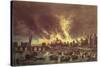 The Great Fire of London, 1666-Lieve Verschuier-Stretched Canvas