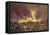 The Great Fire of London, 1666-Lieve Verschuier-Framed Stretched Canvas