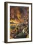 The Great Fire of London 1666-Peter Jackson-Framed Premium Giclee Print