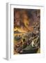 The Great Fire of London 1666-Peter Jackson-Framed Premium Giclee Print