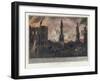 The Great Fire of London in the Year 1666 Print-null-Framed Giclee Print